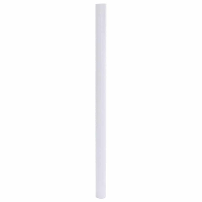 vidaXL - Raamfolies - mat - PVC - wit