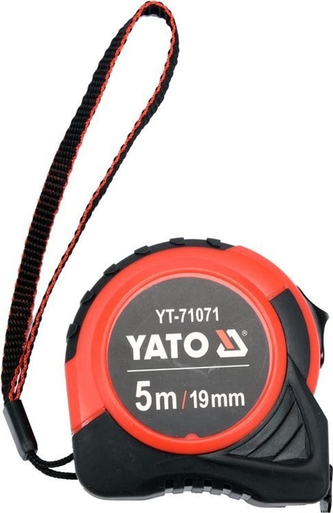 Yato Rolmaat – 5 m x 19 mm Stalen Lint met Nylon Coating