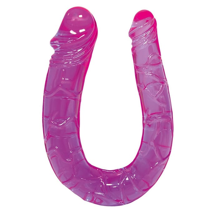 Paarse Dubbel Penetratie Dildo