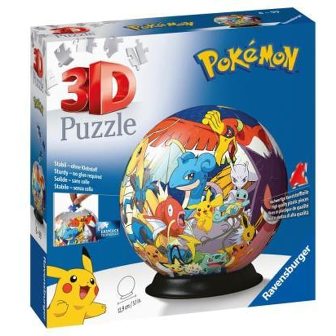 Ravensburger Pokémon Puzzle 3D 72st Puzzelballen 3D Puzzels