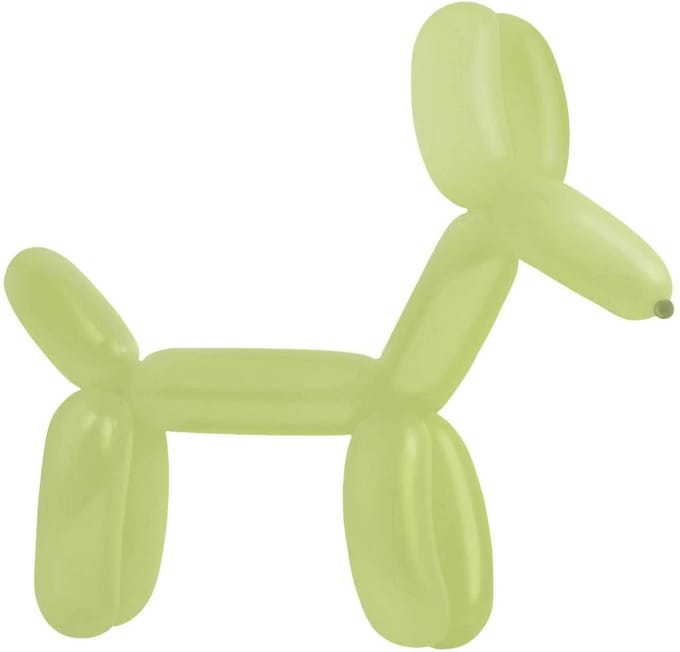 Amscan Modelleerballonnen Fashion 114 Cm Latex Lime 100 Stuks