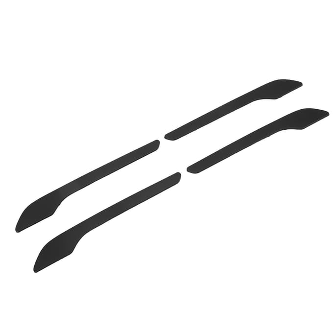 Lot de 4 autocollants décoratifs pour poignée de porte extérieure en ABS pour Tesla white