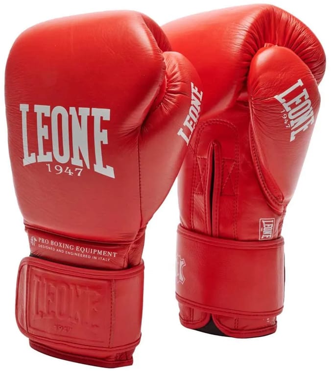 Leone1947 The Greatest Kunstleren Bokshandschoenen Rood 10 oz