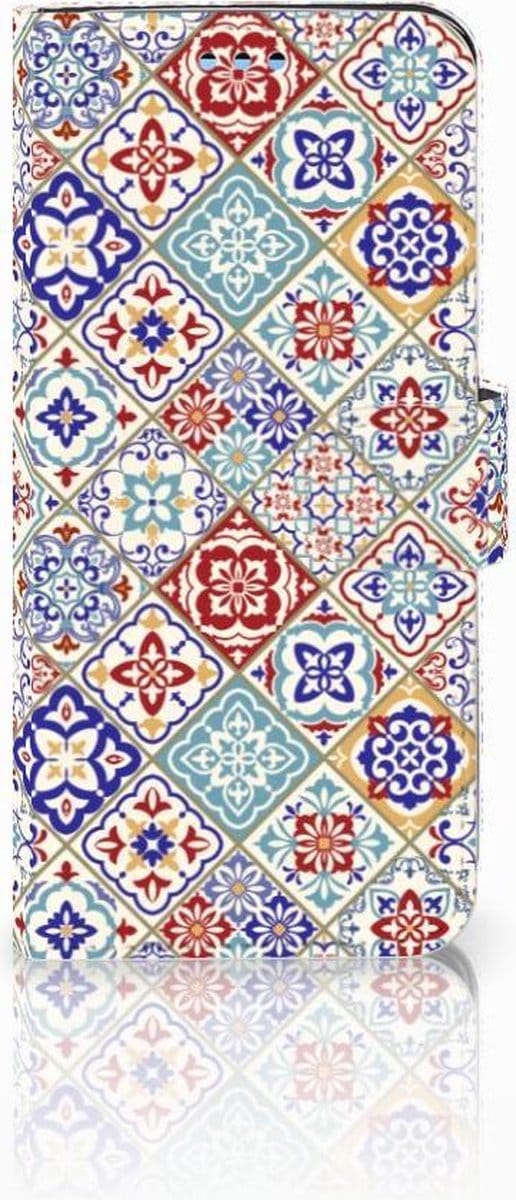 Samsung Galaxy S9 Bookcase Tiles Color