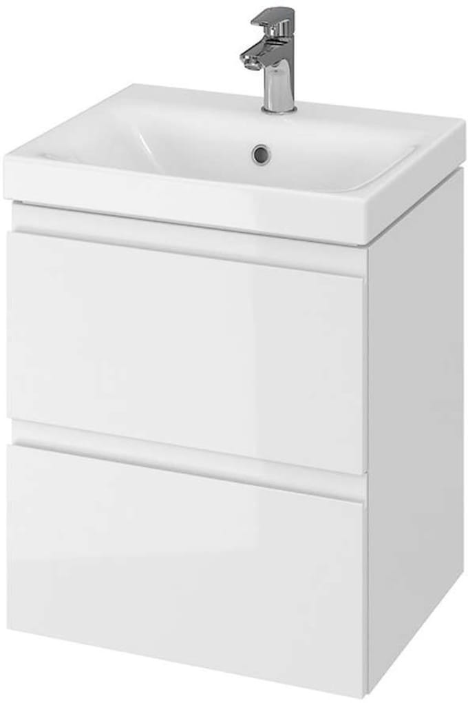 Cersanit Moduo - Kast met wastafel, 57x49x40 cm, 2 laden, wit S801-230-DSM