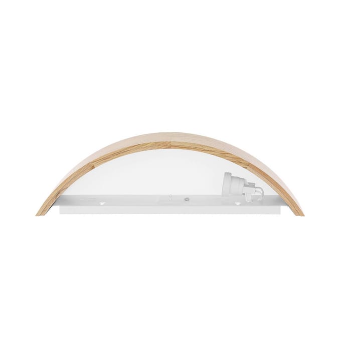 TEMAR LIGHTING Wandlamp Cleo D1DR410, eikenhout, 41 cm lang, E27