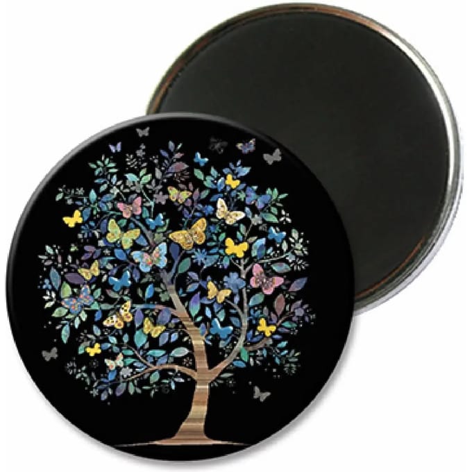 Ronde levensboom magneet Kiub Bug Art Jewels