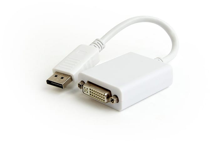 Gembird A-DPM-DVIF-03-W video kabel adapter 0,1 meter DisplayPort DVI Zwart