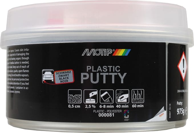 Motip bumperreparatie plamuur - zeer elastisch - 250 gram