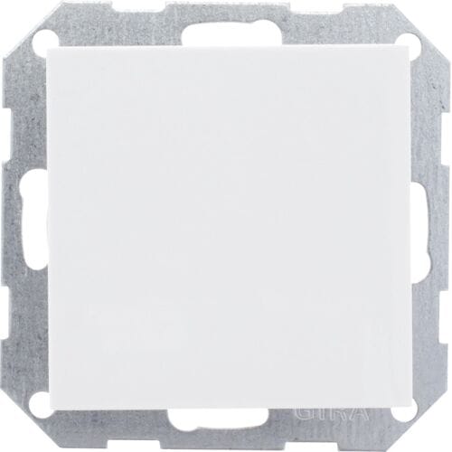 GIRA 0268 03 Blindafdekking Afdekking System 55, Standaard 55, E2, Event, Event Clear, Event Opaque, Esprit, ClassiX Zuiver wit glanzend 1 stuk(s)