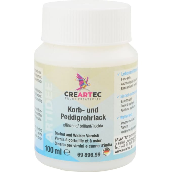 Mandje en rotanlak, 100 ml