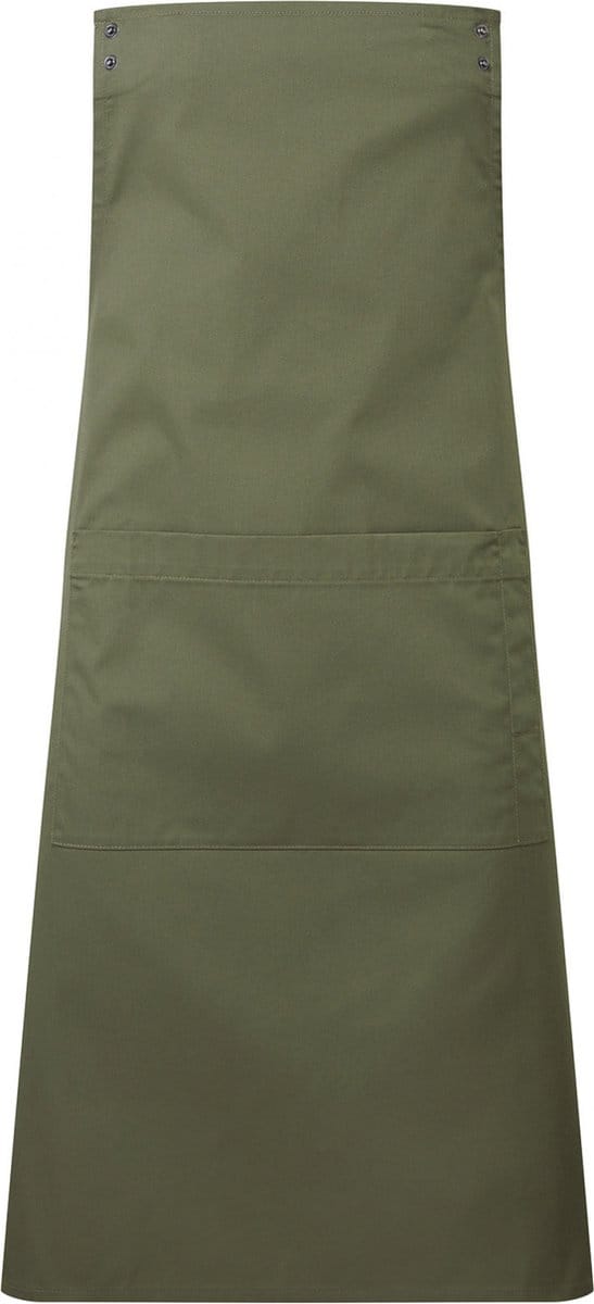 Schort/Tuniek/Werkblouse Unisex One Size Premier Olive 65% , 35% Katoen