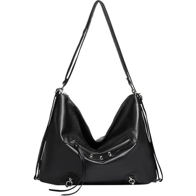 Tas Stijl Draagtas Textuur Commuter Niche Design Mode Alles-in-één Schoudertas Vrouw black