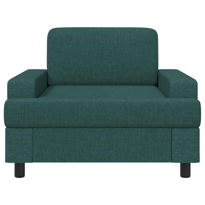vidaXL - Fauteuil - Donkergroen - Stof