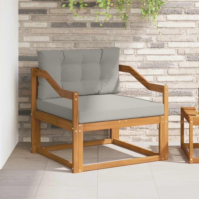vidaXL - Buiten - Midden - Sofa - Naturel