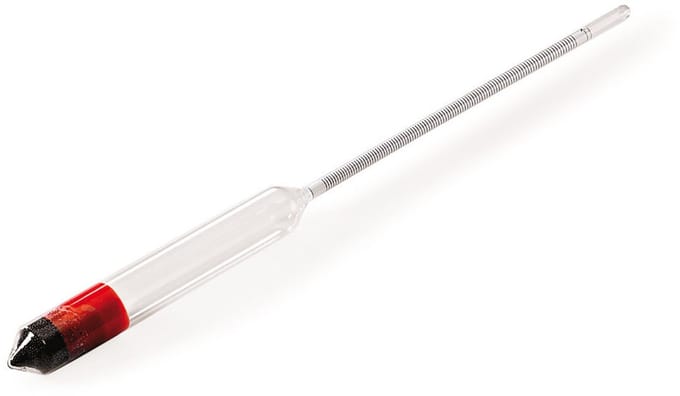 Hydrometer 1.000 tot 1.500 g/cm3 1stuks