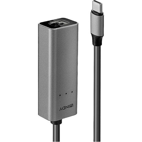 LINDY Lindy - Netzwerkadapter - USB-C 3.1 - 10M/100M/1G/2,5 Gigabit Ethernet Netwerkadapter 2.5 GBit/s USB-C 3.1 Gen 1, Gigabit-LAN (1/2.5 Gbit/s),...