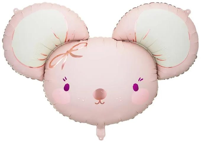 Partydeco - Folieballon Mouse (96 cm)