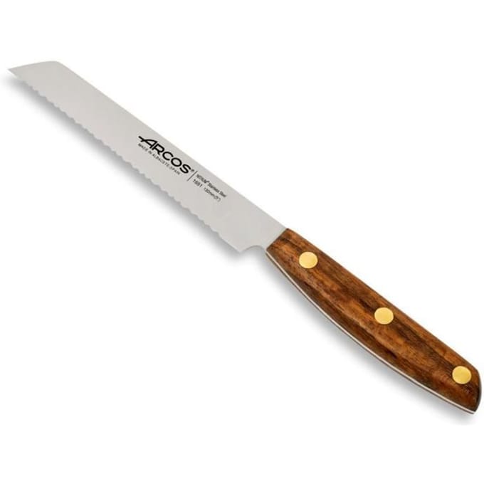 Tomatenmes - ARCOS - Nórdika - 130 mm - Nitrum® Roestvrij Staal - Ovangkol Hout
