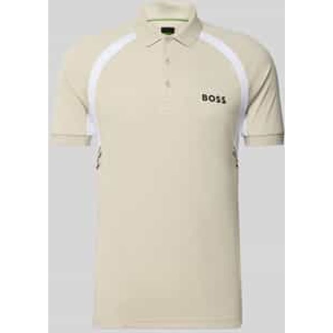 Slim fit poloshirt met korte knoopsluiting, model 'PL_TOC SPIN CB'