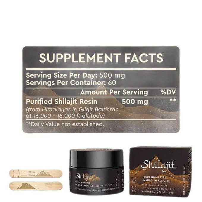Shilajit Hars - Natuurlijk Himalaya Supplement - Premium Puurheid - 30g