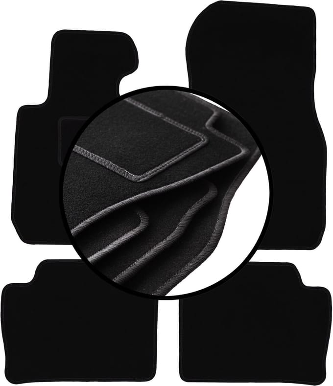 Complete set veloursmatten voor: BMW 3 F30 sedan (2011-2018)