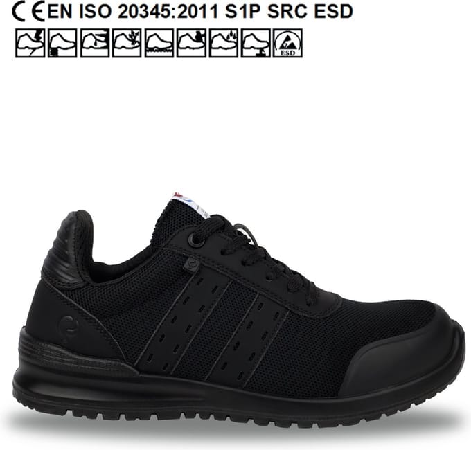 Quick Schoen Sprint Dark QS0561 S1P - Zwart - 44