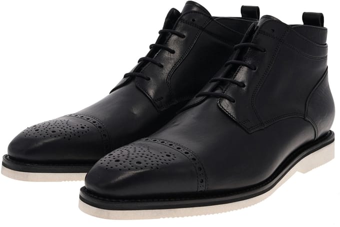 Sendra Sendra Boots 17325 Black Men's Lace-up Shoe - zwart - 43 EU
