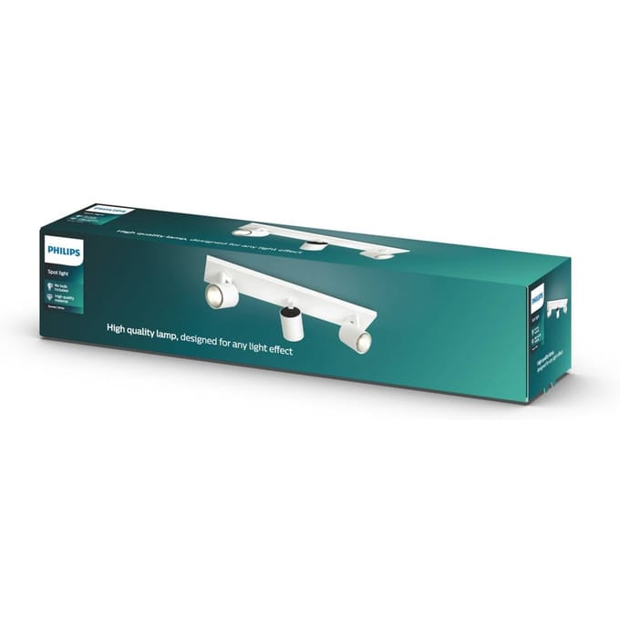 Philips myLiving Runner spot GU10 3-lamps wit