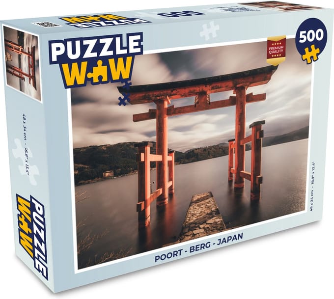 Puzzel Poort - Berg - Japan - Legpuzzel - Puzzel 500 stukjes
