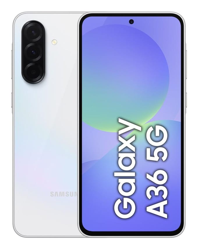 Samsung galaxy a36 (a366) 5g dual sim 6/128gb witte smartphone