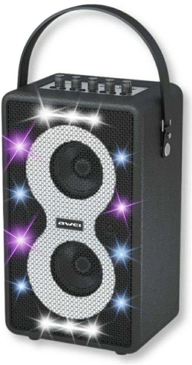 Awei KA15 Serie - Draadloze Bluetooth-luidspreker - 70W - Retro Design - LED Verlichting
