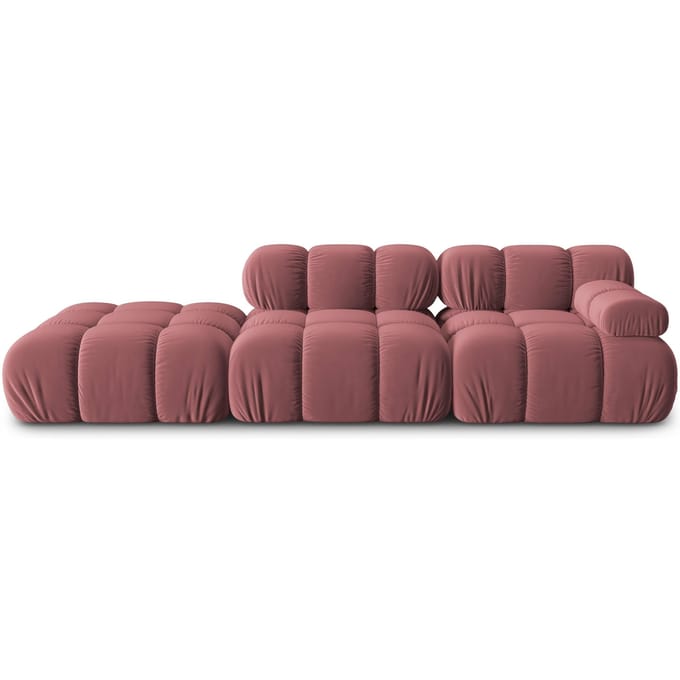 Modulaire 3-zitsbank Tropea links velvet | Milo Casa