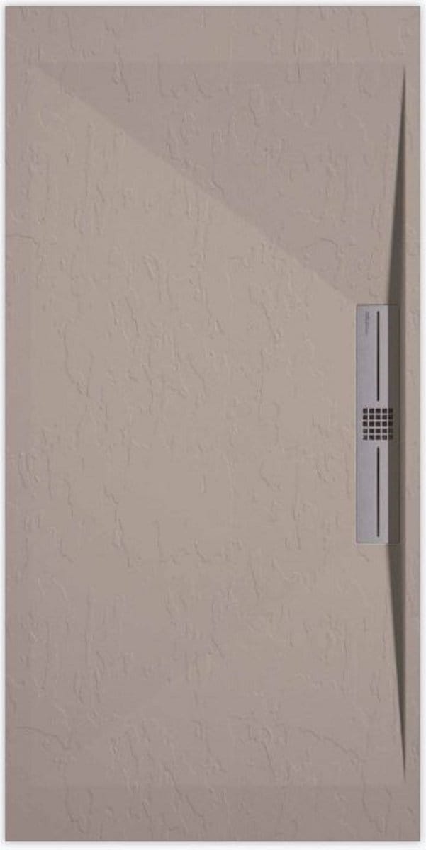 Sanifun douchebak Stone Side Sand Slate 900 x 800 S