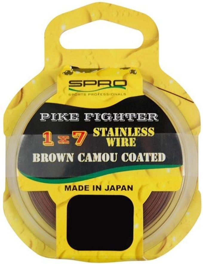 1x7 Pike Fighter Brown Coated Wire SPRO - 0,50MM / 18,2KG
