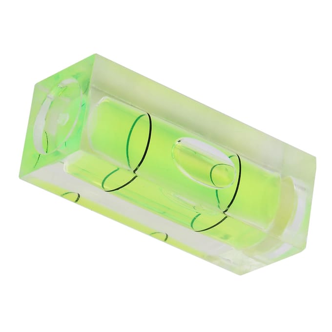 5 stuks 15*15*40MM Vierkant Kwaliteit Mini Waterpas Luchtbel Kleine Waterpas wit