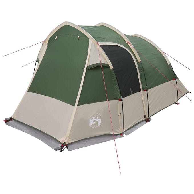 vidaXL - Tunneltent - Groen - 390 - x - 215 - x - 152 - cm