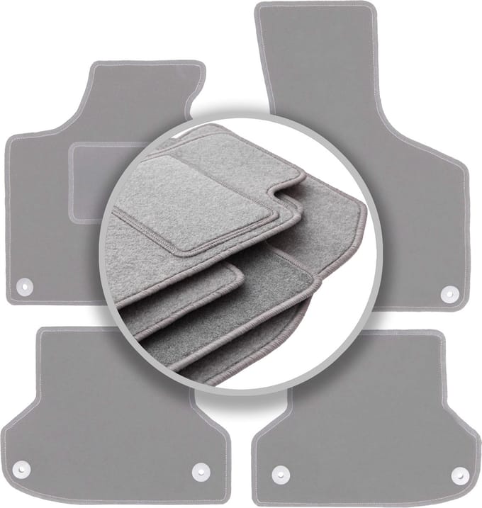 Grijze automatten voor: Audi A3 8P hatchback, sportback, cabrio (2003-2011)