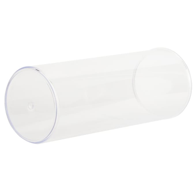 Maatcilinder Transparante Vloeistofcontainer Laboratoriummeting Onderwijsinstrument white