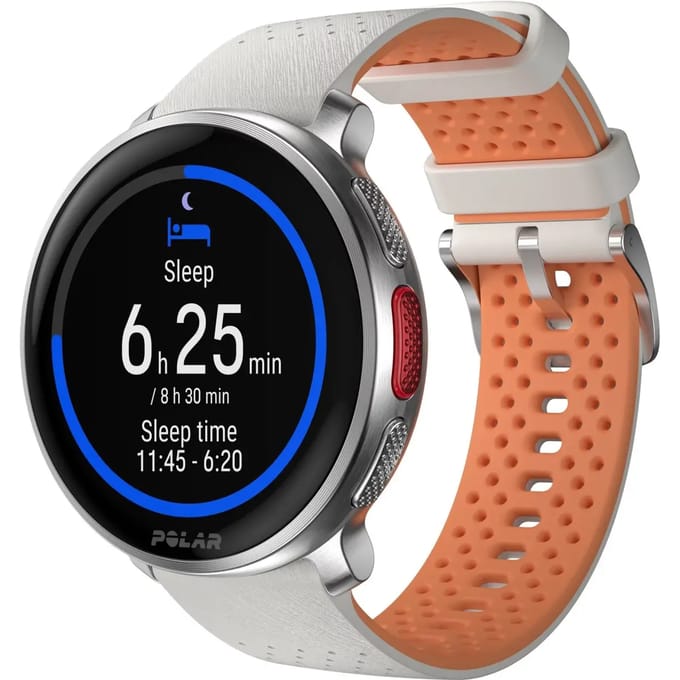 Polar VANTAGE V3 Sport Smartwatch met GPS Zilver/Abrikoos
