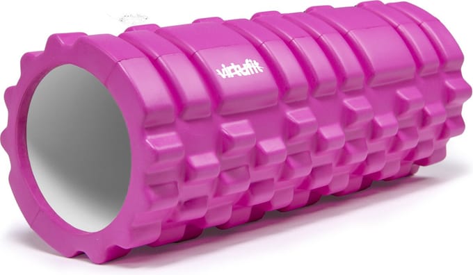 VirtuFit Grid Massage Roller - Foam Roller - 33 cm - Roze