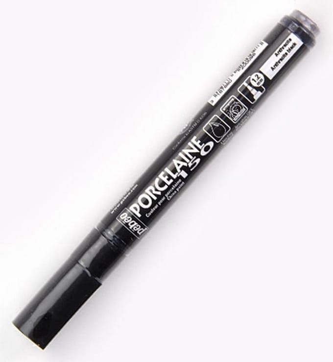 Pébéo Porcelaine 150 Marker – Anthracite