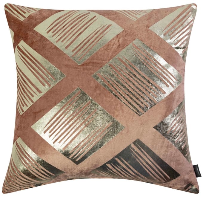 Kira Kussen perzik roze 45x45cm