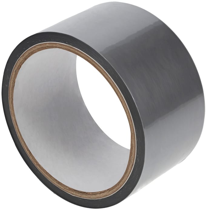 pvc niet-plakband - 20 m - zilver