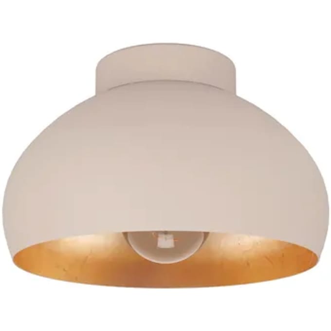 Eglo Plafondlamp Mogano - Zand - Goud - 30cm - E27