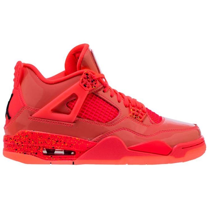 Air Jordan 4 Retro NRG Hot Punch Dames Sneakers Rood Zwart Volt AQ9128-600 44 red