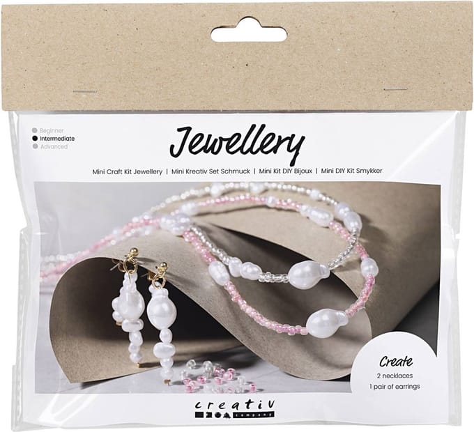 CC Mini Hobbyset Sieraden Roze Zilver Glans
