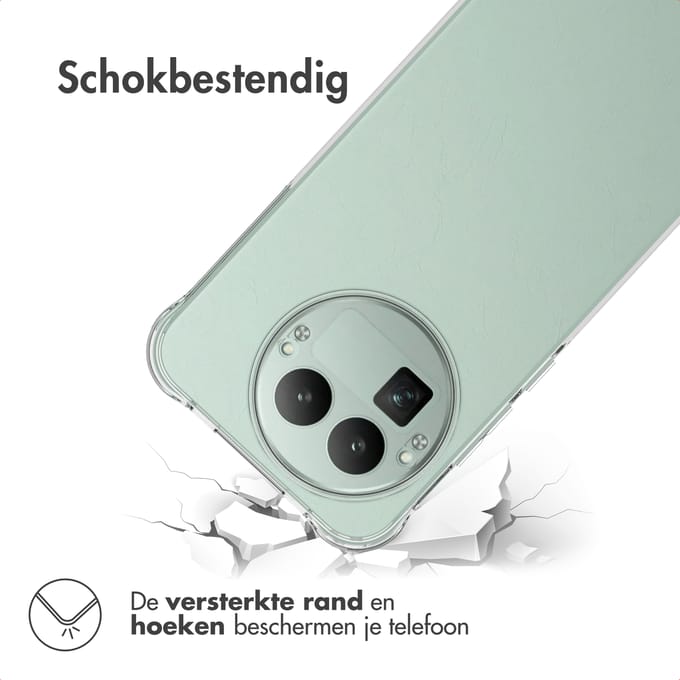 imoshion Hoesje - Geschikt voor Realme GT 8 Pro - Shockproof Case - Transparant