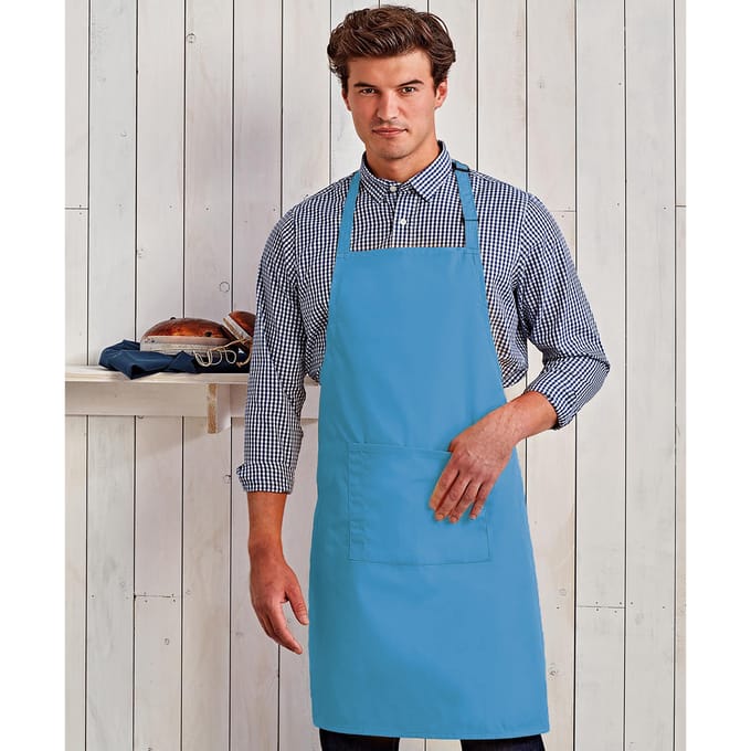 Premier Dames/Dames Kleuren Bipschort Met Zak / Werkkleding (Saffier)