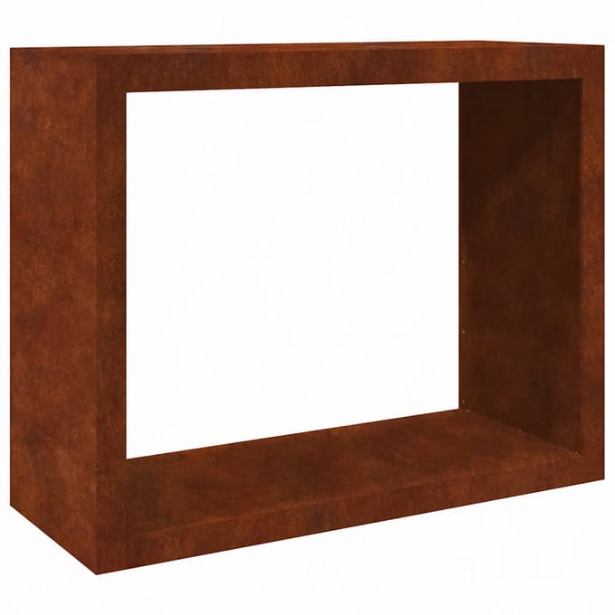 vidaXL - Brandhoutrek - 100x40x80 - cm - weervast - staal